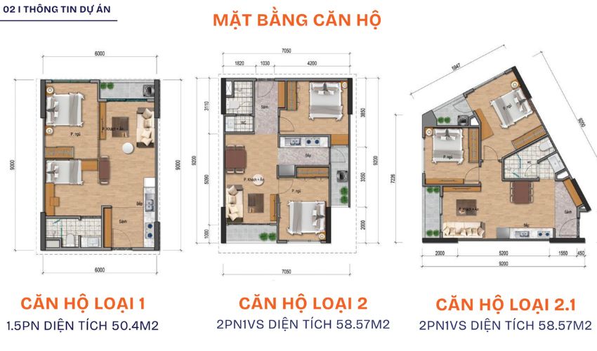 Mặt bằng căn hộ PG Aura An Đồng