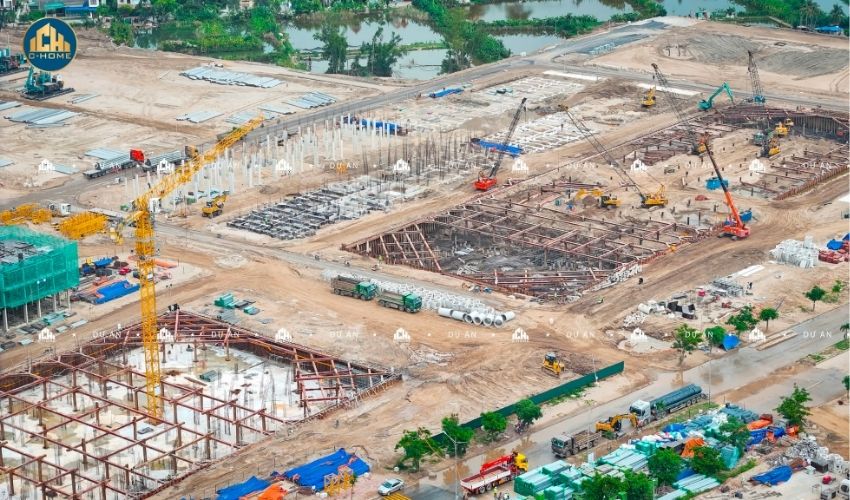 Theo dõi tiến độ dự án Happy Home Tràng Cát mới nhất 2025